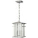 Oak Park 3 Light 9 inch Antique Brushed Aluminum Outdoor Pendant