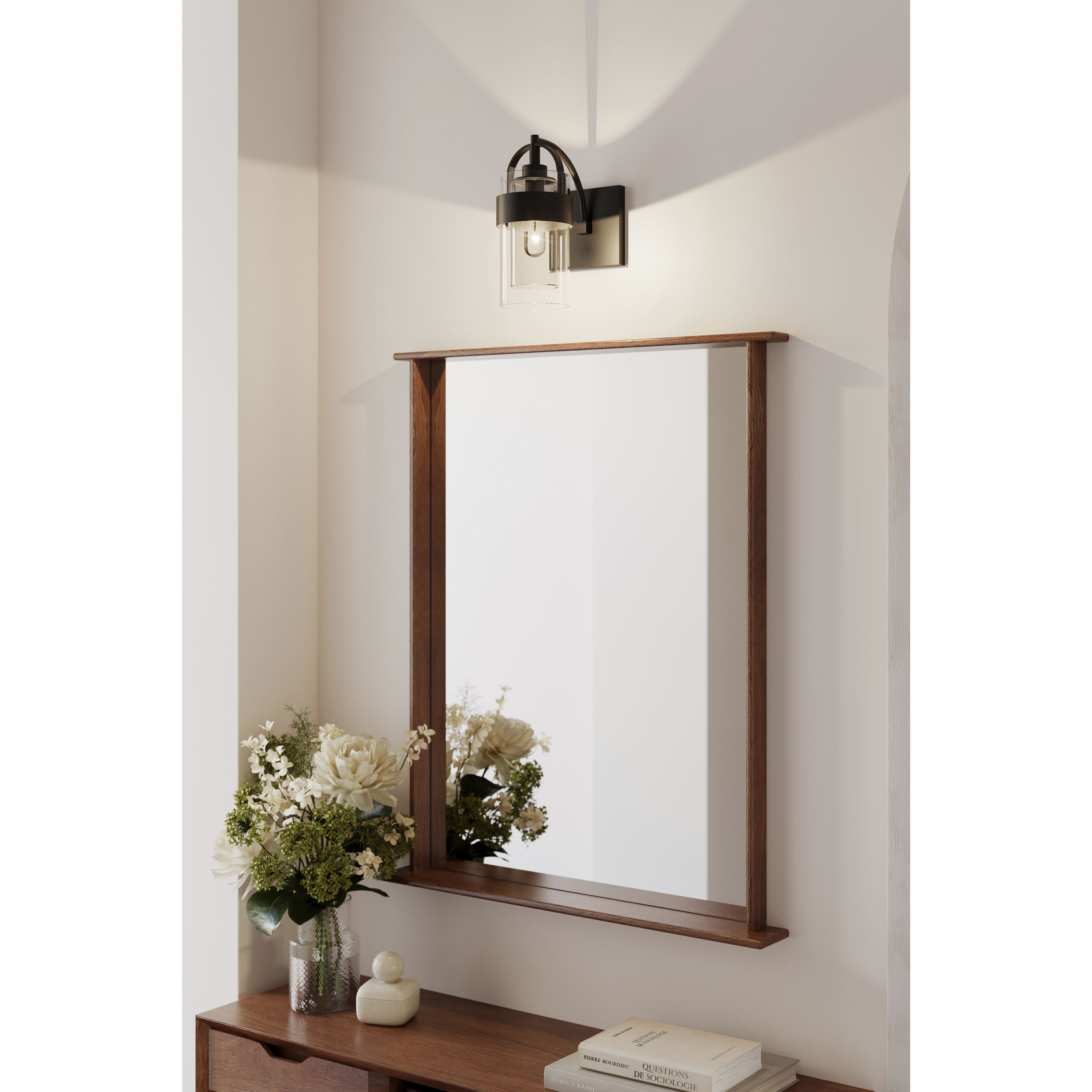 Ravik 1 Light 5 inch Dark Matte Black Bath Sconce Wall Light