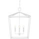 Denison 5 Light 32 inch Gesso White Chandelier Ceiling Light