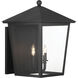 Noble Hill 4 Light 26.38 inch Sand Coal Outdoor Wall Mount, Great Outdoors