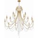 Arcadia 15 Light 46.25 inch Antique Gold Chandelier Ceiling Light