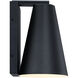 Cedar Mist 1 Light 11.75 inch Black Outdoor Wall Sconce