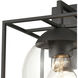 Cubed 1 Light 9 inch Charcoal Outdoor Wall Sconce