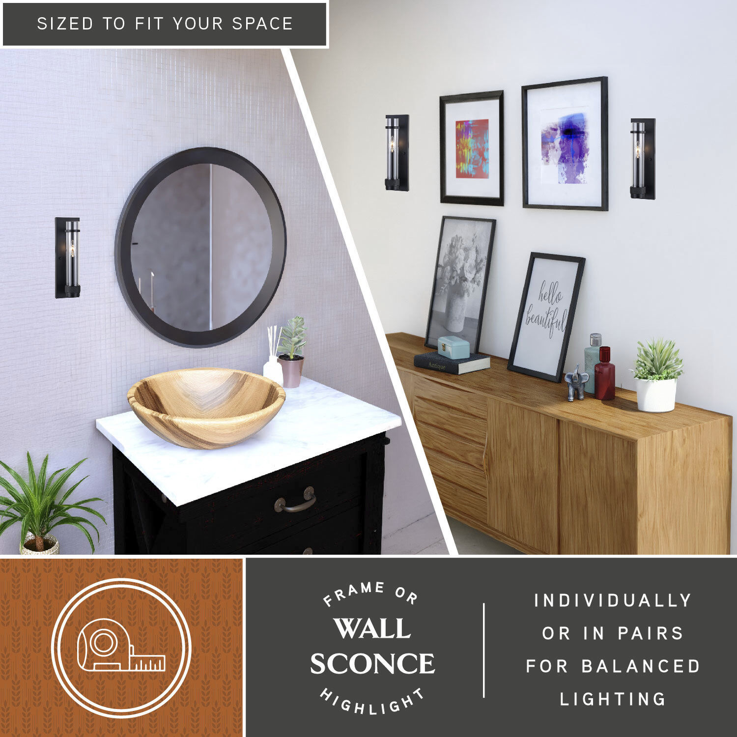 Bari LED 4.25 inch Matte Black Wall Light