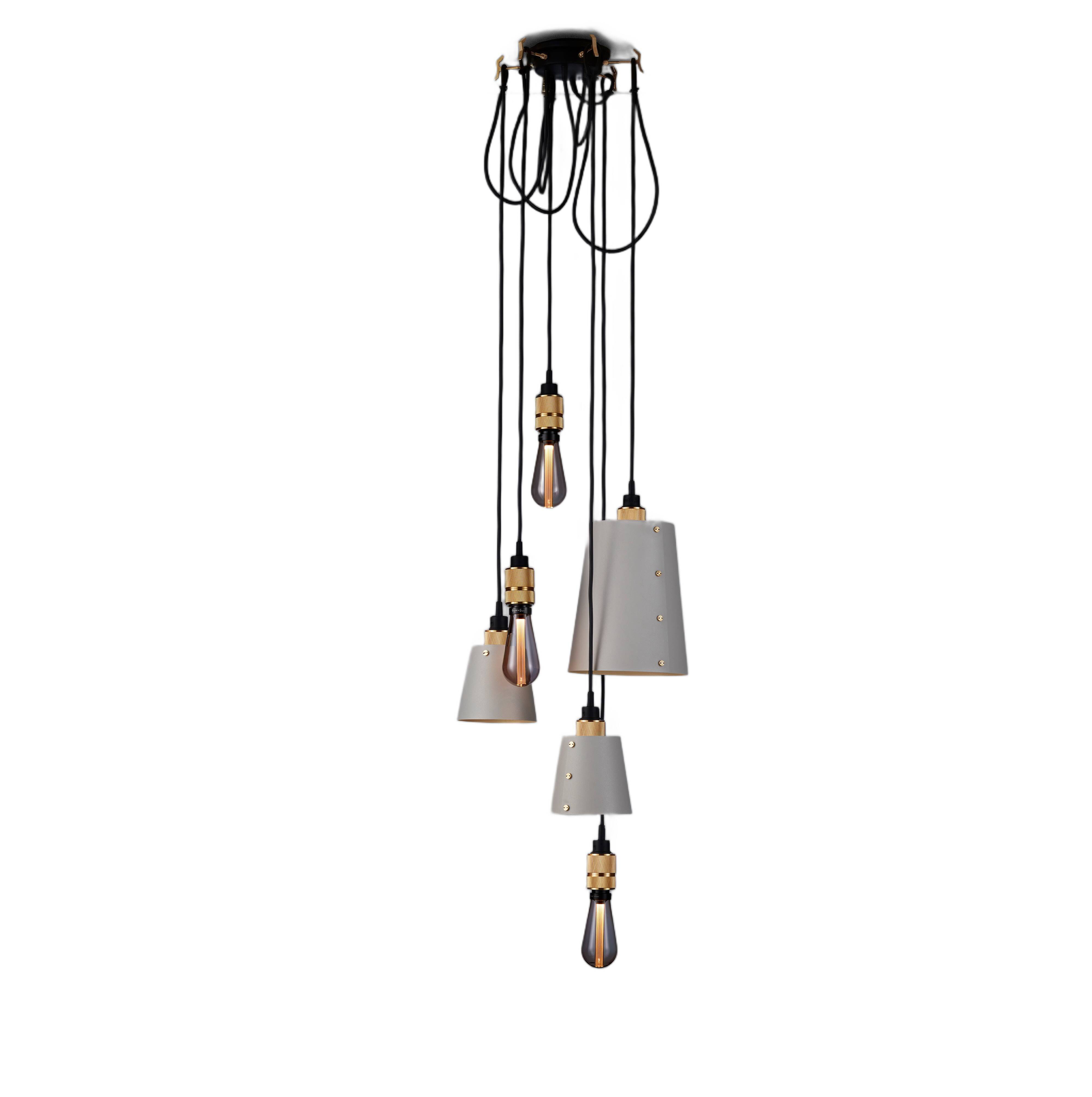 Hooked 6.0 LED 8.27 inch Stone / Brass Pendant Ceiling Light, Mix