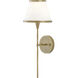 Brimsley 1 Light 7 inch Antique Brass Wall Sconce Wall Light