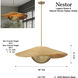 Nestor 3 Light 36 inch Legacy Brass Pendant Ceiling Light