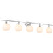 Collier 5 Light 47 inch Chrome Wall sconce Wall Light