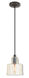 Art Glass 1 Light 7 inch English Bronze Mini Pendant Ceiling Light