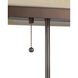 Museum 12.5 inch 7.00 watt Dark Bronze/Brown Desk Lamp Portable Light