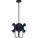 Mierka 3 Light 17.5 inch Black Chandelier Ceiling Light