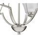 Bravo 4 Light 24 inch Brushed Nickel Chandelier Ceiling Light