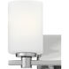 Karlie 2 Light 13.25 inch Chrome Vanity Light Wall Light