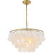 Selene 4 Light 20 inch Brass Pendant Ceiling Light