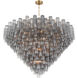 Addis 40 Light 62 inch Aged Brass Chandelier Ceiling Light