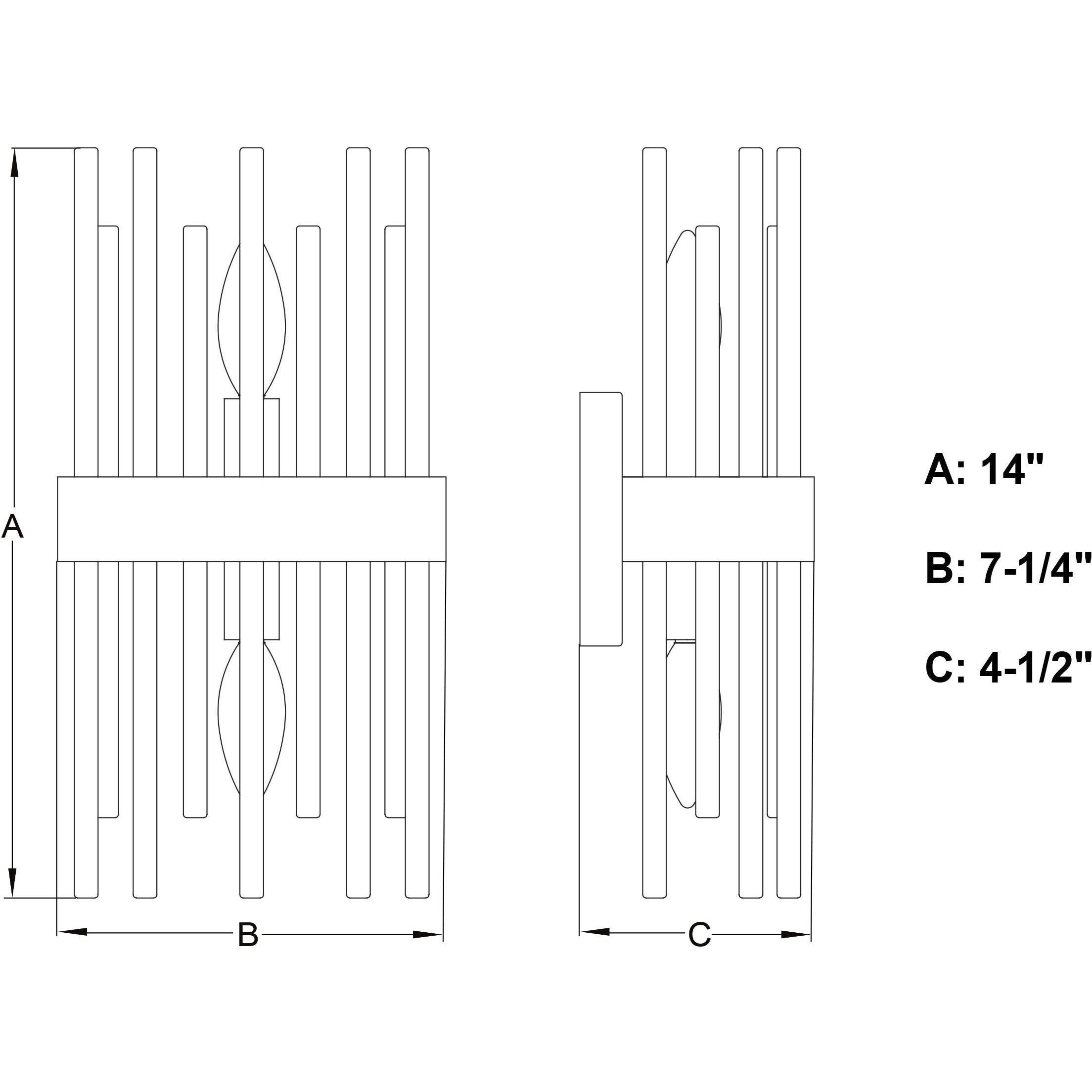 Delevan 2 Light 7.25 inch Matte Black Wall Light