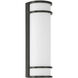 Cove Dual Voltage 6 inch Black Wall Sconce Wall Light