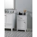 Adian White Bathroom Storage Cabinet