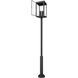 Hartwell 6 Light 127.25 inch Sand Black Outdoor Post Mounted Fixture