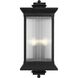 Collins 4 Light 27.5 inch Black Outdoor Wall Sconce