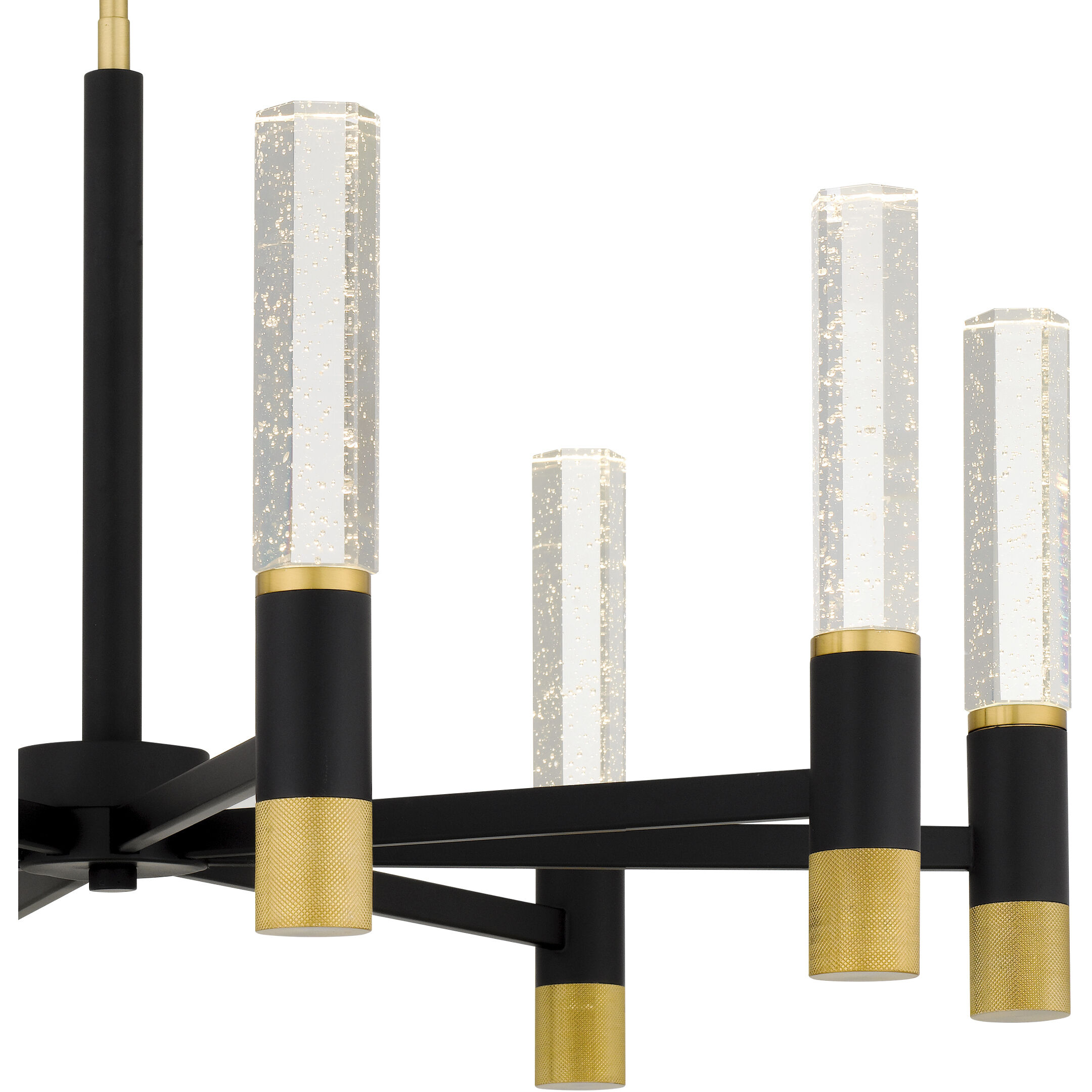 Davies 8 Light 32 inch Brushed Gold Chandelier Ceiling Light