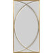 Euclid's 68 X 34 inch Gold Wall Mirror