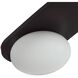 Axia 40 inch Blackened Iron Flush Mount Ceiling Light