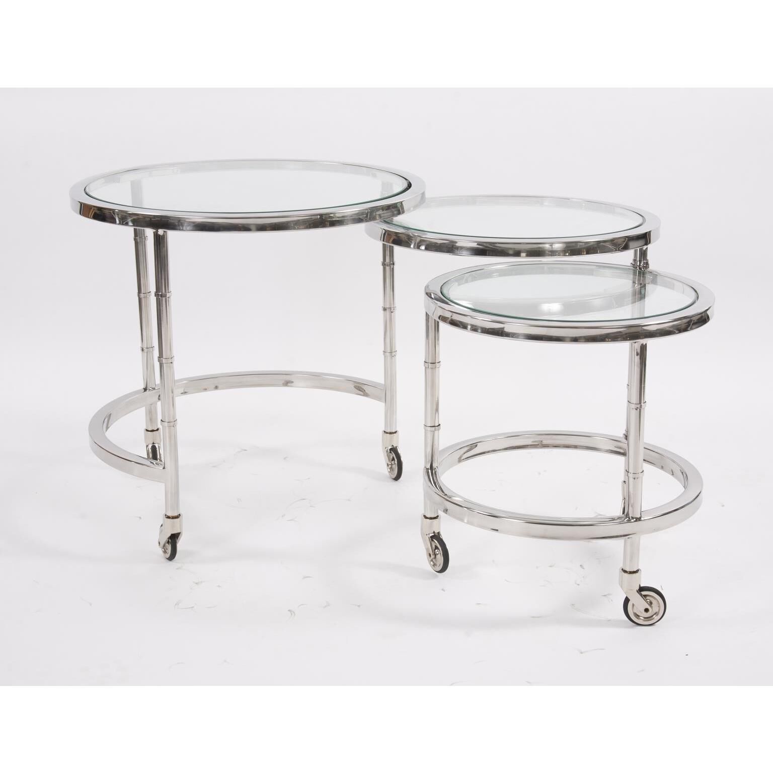 Carter Silver Bar Cart