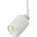 Sean Lavin Tellium White Low-Voltage Track Head Ceiling Light
