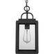 Grandbury 1 Light 7 inch Textured Black Outdoor Hanging Lantern, with DURASHIELD