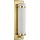 Hartwick 1 Light 5 inch Satin Brass ADA Wall Sconce Wall Light