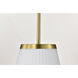 Royale 12 inch Burnished Brass Pendant Ceiling Light