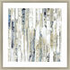 Visionaire Multi and Turquoise and Yellow and White Framed Art