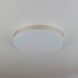 Illuminaire II LED 11 inch Polished Chrome Flush Mount Ceiling Light