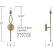 Cohen 1 Light 5 inch Mystic Luster Sconce Wall Light