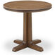 Charles 32 X 32 inch Brown Cafe Table