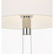 AERIN Riga 53 inch 4.6 watt Crystal and Polished Nickel Cordless Floor Lamp Portable Light