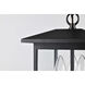 Jamesport 8 inch Matte Black Outdoor Hanging Lantern