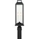 Aspen 4 Light 22 inch Matte Black Outdoor Post