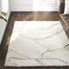 Allen 87 X 63 inch Off White and Taupe Rug, 5&rsquo;3" x 7&rsquo;3" ft