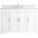 Moore 48 X 22 X 34 inch White Vanity Sink Set