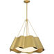 Waveform 4 Light 26 inch Legacy Brass Pendant Ceiling Light
