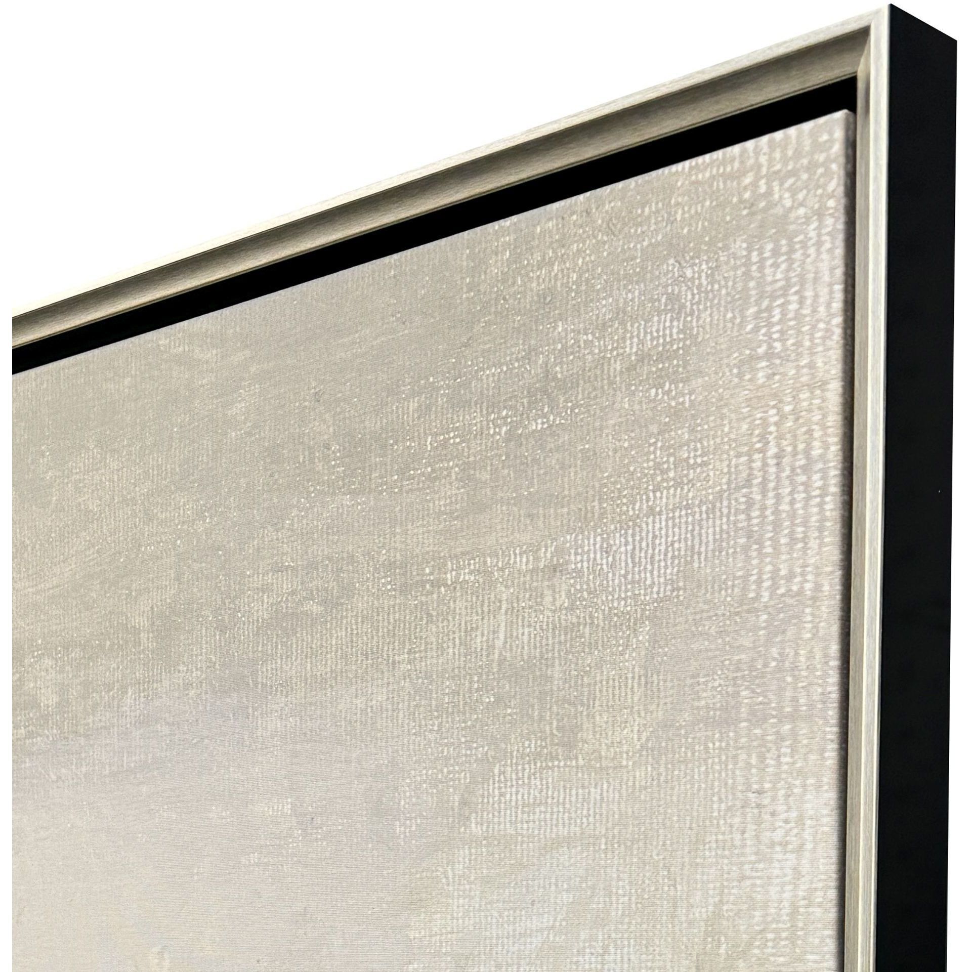 Along the Path Green and Neutral Canvas