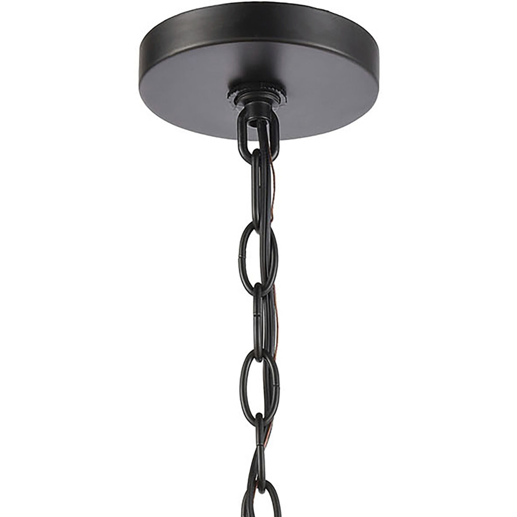 Radnor 1 Light 8 inch Matte Black Outdoor Pendant