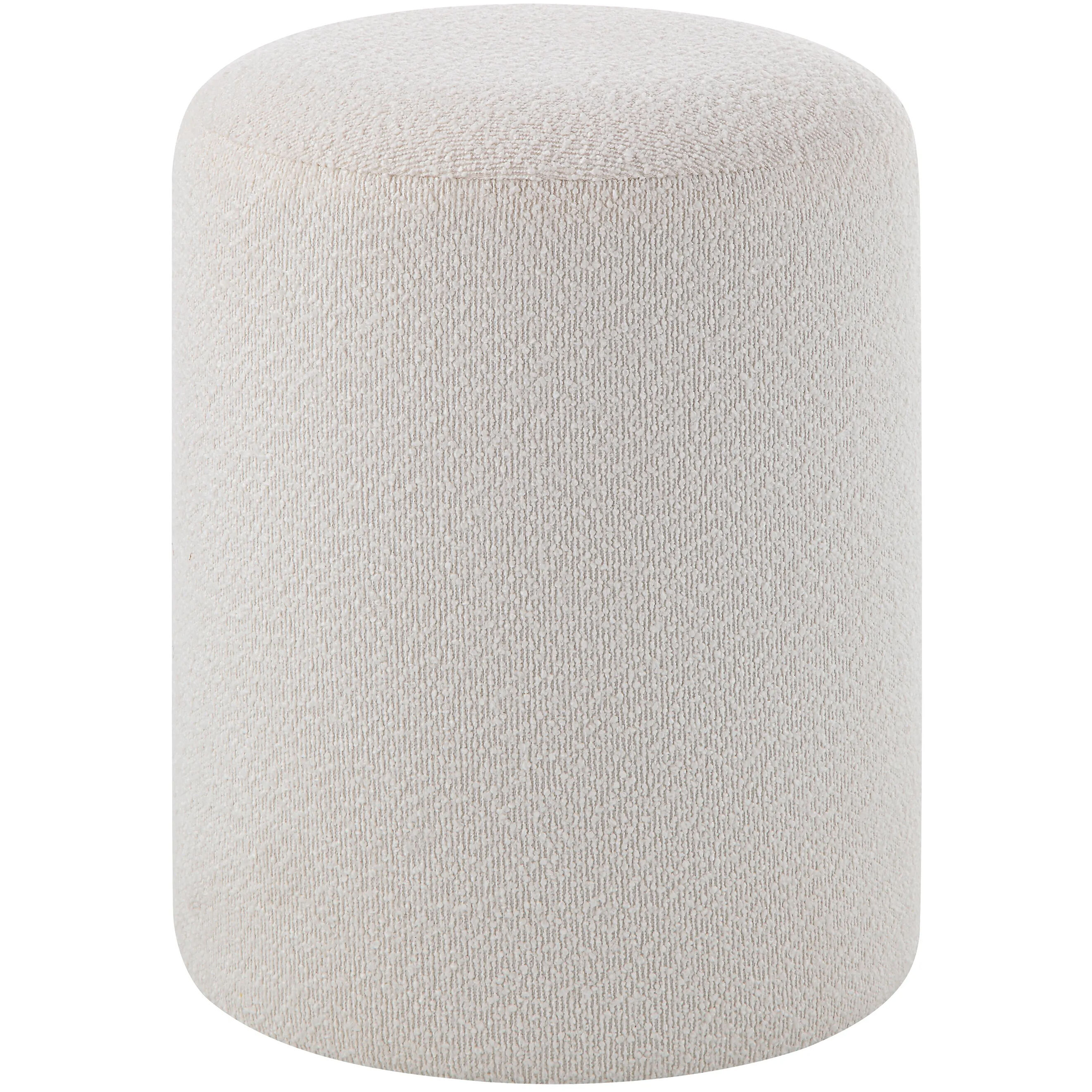 Corbin 17.91 inch Off-White Ottoman