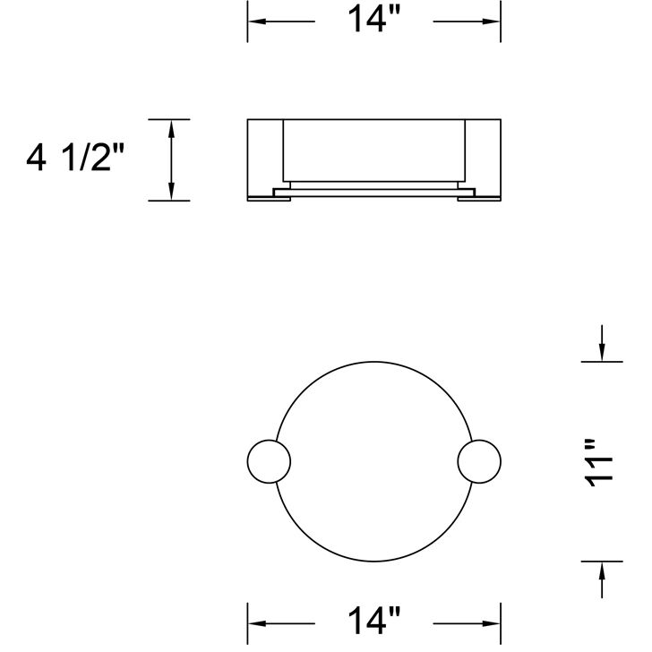 Lumba LED 14 inch Winter Brass Flush Mount Ceiling Light