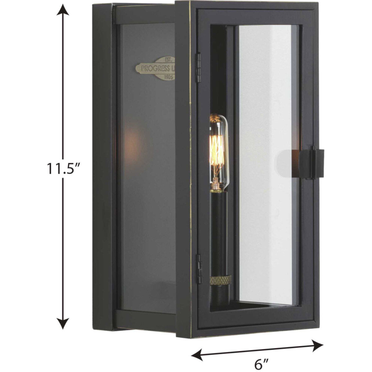 Stature Outdoor Wall Lantern in Oil Rubbed Bronze
