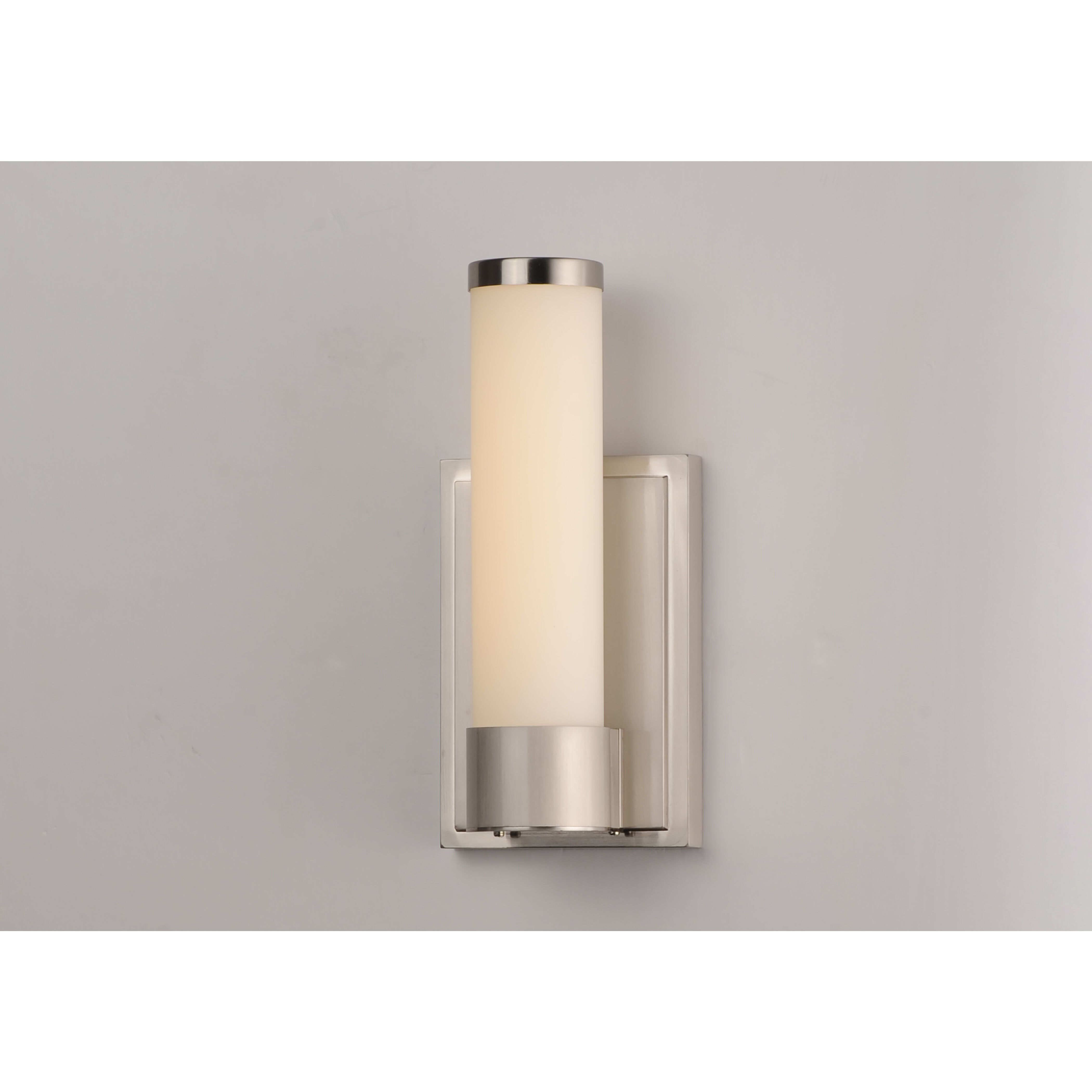 Optic LED 4.75 inch Satin Nickel Bath Vanity Wall Light
