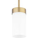 Elevate 1 Light 5 inch Brushed Bronze Mini-Pendant Ceiling Light, Design Series