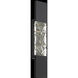 Beyond Glacier LED 27 inch Black Outdoor Wall Light, Beyond